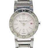 ブルガリ ブルガリブルガリ 腕時計 BB26 クオーツ ピンク文字盤 ステンレススチール レディース BVLGARI 【中古】